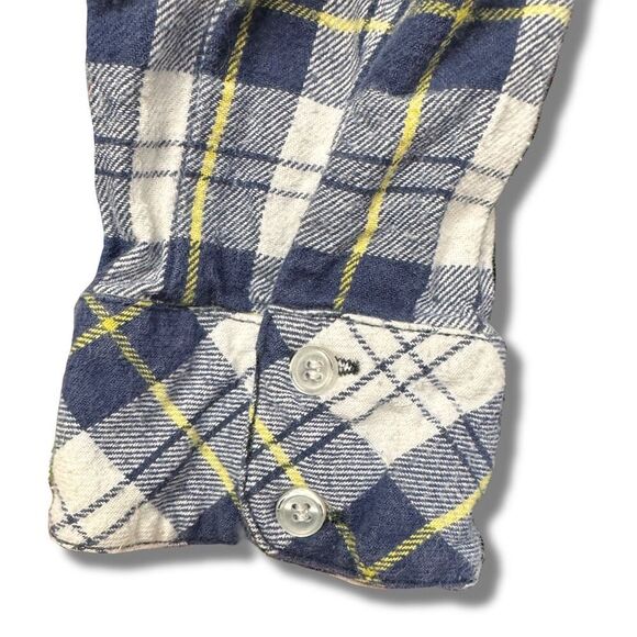 JW Signatures M Plaid Flannel Button-Down Shirt Multicolor - Picture 5 of 8